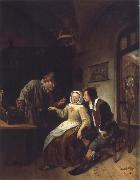 Jan Steen Two choices painting